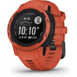 Zegarek Garmin Instinct 2S - poppy. Czerwone zegarki męskie Garmin, bez wzorów. Za 1,515.99 zł.