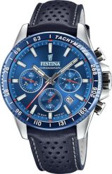 Zegarek Festina Męski F20561-3 niebieski. Niebieskie zegarki męskie Festina, bez wzorów. Za 616.99 zł.
