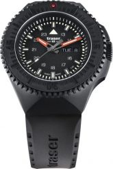 Zegarek Traser Zegarek męski Traser TS-109855 czarny. Czarne zegarki męskie Traser, bez wzorów. Za 2,456.00 zł.