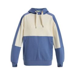 Bluza z kapturem dla Kobiety LIBERTY Niebieski. Niebieskie bluzy damskie Roxy, bez wzorów, z dzianiny, bez ramiączek, z kapturem. Za 459.99 zł.
