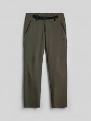 4F Spodnie trekkingowe szybkoschnące męskie - khaki XL. Brązowe spodnie materiałowe męskie 4F, bez wzorów, z materiału. Za 399.99 zł.