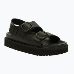 Sandały damskie Scholl Blake 2 Straps. Czarne sandały damskie Scholl, bez wzorów, z materiału, bez obcasa, bez zapięcia. Za 589.99 zł.