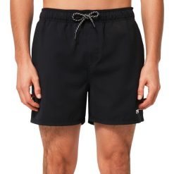 Krótkie Spodenki Męskie Oakley Beach Volley 16. Czarne szorty męskie Oakley, bez wzorów, sportowe. Za 130.99 zł.