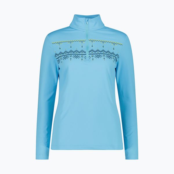 Bluza damska CMP 35L0396 Sweat. Niebieskie bluzy damskie CMP, l, bez wzorów, z materiału, bez ramiączek, bez kaptura. Za 209.99 zł.