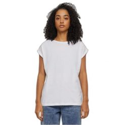 T-shirty dla kobiet w opakowaniu Urban Classics (x2). Białe koszulki sportowe damskie Urban Classics, bez wzorów, bez ramiączek. Za 142.00 zł.