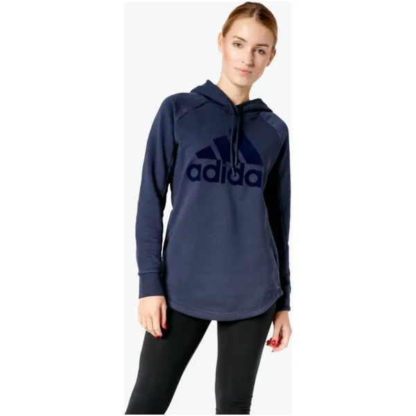 Adidas Bluza W Sid Oh Hoodie , granatowy, rozmiar S. Niebieskie bluzy damskie Adidas, s, z aplikacjami, z bawełny, klasyczne, bez ramiączek, bez kaptura. W wyprzedaży za 179.99 zł.