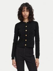 Marciano Guess Kardigan G6YR03 Z1015 Czarny Slim Fit. Czarne kardigany damskie Marciano Guess, xs, z aplikacjami, z wiskozy, bez kołnierzyka. Za 689.99 zł.