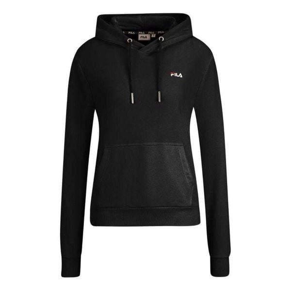 Damska Bluza Z Kapturem Bruchsal. Czarne bluzy damskie Fila, l, bez wzorów, z bawełny, bez ramiączek, z kapturem. Za 351.99 zł.