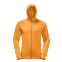 Kurtka męska sportowa Jack Wolfskin BAISELBERG FZ. Żółte kurtki sportowe męskie Jack Wolfskin, m, bez wzorów, z kapturem, trekkingowe. Za 269.00 zł.