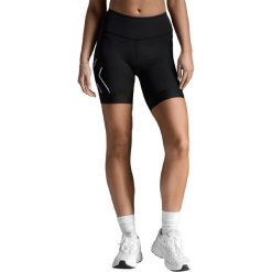 Spodenki triathlonowe damskie 2XU Core Tri 6". Czarne szorty damskie 2XU, bez wzorów. Za 289.99 zł.
