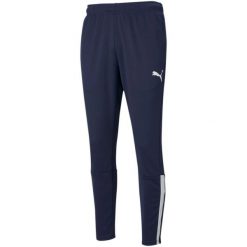 Męskie Spodnie Do Biegania TeamLIGA. Czarne spodnie sportowe męskie Puma, m, bez wzorów, do biegania. Za 271.99 zł.
