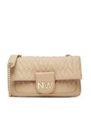 Nine West Torebka CEO-Astoria-Allure-LX10165 Beżowy. Brązowe torebki do ręki damskie Nine West, bez wzorów, z materiału, bez dodatków. Za 349.99 zł.
