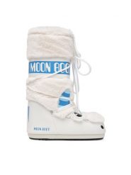 Moon Boot Śniegowce 80D3400330 Biały. Białe śniegowce damskie Moon Boot, ze skóry, bez zapięcia. Za 809.99 zł.