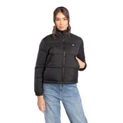 Kurtka zimowa damska Dicies Alatna. Czarne kurtki sportowe damskie Dickies, na zimę, s, bez wzorów, bez ramiączek, bez kaptura, trekkingowe. W wyprzedaży za 502.20 zł.