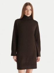 Vero Moda Sukienka dzianinowa Aquarius 10331900 Brązowy Regular Fit. Brązowe sukienki damskie Vero Moda, xl, bez wzorów, z dzianiny, bez kołnierzyka, bez ramiączek. Za 229.99 zł.