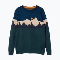 Sweter męski KAVU Highline. Zielone swetry męskie KAVU, m, bez wzorów, sportowe, bez kołnierzyka, bez ramiączek. Za 279.99 zł.