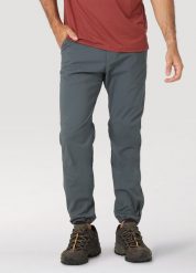 WRANGLER NS715 Convertible Trail Jogger MĘSKIE SPODNIE MATERIAŁOWE WA1E32M15 112324330. Szare spodnie materiałowe męskie Wrangler, bez wzorów, z elastanu. Za 229.99 zł.