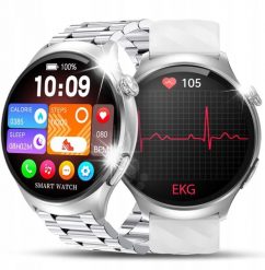Smartwatch JG Smart Smartwatch dla Seniora Menu po Polsku | Pomiar EKG Ciśnienie Tętno i inne. Zegarki smartwatch JG Smart, bez wzorów. Za 505.98 zł.