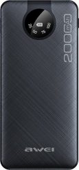 Powerbank Awei P134K 20000mAh Czarny. Czarne powerbanki Awei. Za 107.32 zł.