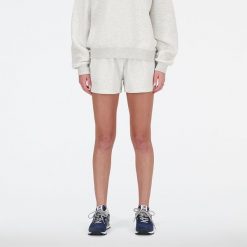 Spodenki damskie New Balance WS41500AHH – szare. Szare szorty damskie New Balance, bez wzorów, z bawełny, klasyczne. Za 229.99 zł.