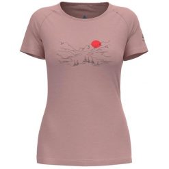 Koszulka trekkingowa damska Odlo ASCENT PW 130 VALL. Czerwone bluzki damskie ODLO, s, bez wzorów, sportowe, bez kołnierzyka, bez ramiączek. W wyprzedaży za 190.00 zł.