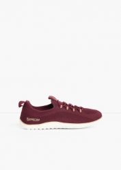 Buty wsuwane typu barefoot Kangaroos z elastyczna podeszwą. Czerwone obuwie sportowe damskie bonprix, bez wzorów, bez zapięcia. Za 209.99 zł.