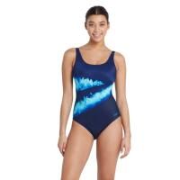 Zoggs Digital Regulowany Strój Kąpielowy Z Wycięciem W Plecach – Rozmiar 32. Niebieskie stroje kąpielowe damskie Zoggs, xs, bez wzorów. Za 1,357.38 zł.