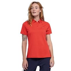 Koszulka polo damska Schöffel Circ Tauron. Czerwone koszulki sportowe damskie Schöffel, bez wzorów, bez ramiączek. Za 269.99 zł.