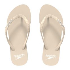 Klapki japonki damskie Speedo Flip Flop. Białe klapki damskie Speedo, bez wzorów, sportowe, bez obcasa, bez zapięcia. Za 86.09 zł.