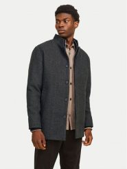 Jack & Jones Płaszcz wełniany Harrison 12258674 Szary Regular Fit. Szare płaszcze męskie Jack & Jones, na zimę, m, bez wzorów, z syntetyku, bez kołnierzyka, bez kaptura. Za 749.99 zł.