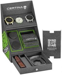 Zegarek Certina Certina C041407190310 zegarek męski szary 43 mm. Szare zegarki męskie CERTINA, bez wzorów. Za 3,355.44 zł.
