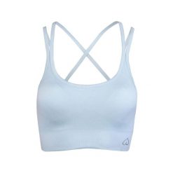 Bezszwowy Stanik Sportowy Shape Up BeShaped. Niebieskie bielizna sportowa damska BESHAPED, l, bez wzorów, z nylonu. Za 179.00 zł.