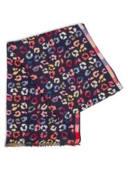 Marie Lund Szalik Kobiety wiskoza niebieski|wielokolorowy, ONE SIZE. Niebieskie szaliki damskie Marie Lund, bez wzorów, z tkaniny. Za 99.95 zł.