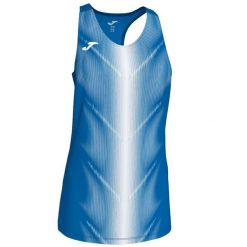 Damski tank top Joma Olympie. Białe topy damskie Joma, bez wzorów, sportowe, bez kołnierzyka, bez ramiączek. W wyprzedaży za 85.45 zł.