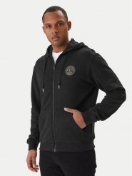 Versace Jeans Couture Bluza 80GAIT03 CF01T Czarny Regular Fit. Czarne bluzy męskie Versace Jeans Couture, m, bez wzorów, z bawełny, bez ramiączek, bez kaptura. Za 1,179.00 zł.