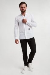 Koszula męska PHILIPP PLEIN. Koszule męskie Philipp Plein, m, bez wzorów, bez kołnierzyka, bez ramiączek. W wyprzedaży za 1,595.30 zł.