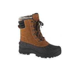 Buty zimowe męskie, CMP Kinos WP Snow Boots. Brązowe buty zimowe męskie CMP, na zimę, bez wzorów, z nubiku, bez obcasa, bez zapięcia. Za 349.99 zł.