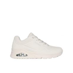 Buty sportowe damskie Skechers Uno. Białe obuwie sportowe damskie Skechers, bez wzorów, bez zapięcia, trekkingowe, Skechers Sport. Za 299.00 zł.