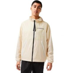 Kurtka sportowa męska Lacoste. Brązowe kurtki sportowe męskie Lacoste, l, z aplikacjami, z materiału, z kapturem, trekkingowe. Za 677.00 zł.