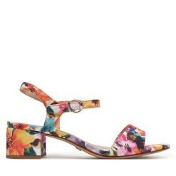 Sandały Tamaris. Sandały damskie Tamaris, bez wzorów, bez obcasa, na słupku, bez zapięcia. Za 179.99 zł.