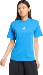 Adidas Koszulka damska adidas Essentials 3-Stripes Cotton jasnoniebieska KC5197 L. Niebieskie bluzki damskie Adidas, l, bez wzorów, bez kołnierzyka, bez ramiączek. Za 118.99 zł.