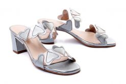 BRENDA ZARO T3589 mercuri, klapki damskie. Szare klapki damskie Brenda Zaro, na lato, bez wzorów, bez obcasa, na obcasie, bez zapięcia. Za 349.90 zł.