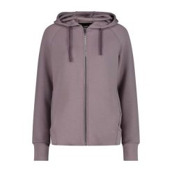 Damska bluza z kapturem z jerseyu CMP. Szare bluzy damskie CMP, bez wzorów, z jersey, sportowe, bez ramiączek, z kapturem. Za 374.00 zł.