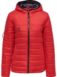 Kurtka damska Hummel Quilted North. Czarne kurtki sportowe damskie Hummel, l, bez wzorów, z materiału, bez ramiączek, z kapturem, outdoorowe. Za 237.50 zł.