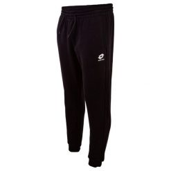 Spodnie męskie sportowe Lotto MEN PANTES. Czarne buty sportowe męskie Lotto, m, bez wzorów, na fitness i siłownię. Za 129.00 zł.
