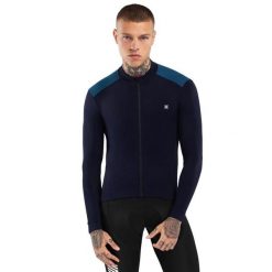 Koszulka rowerowa termoaktywna męska M4 Cubilla. Niebieskie bluzy męskie SIROKO, m, bez wzorów, z tkaniny, sportowe, bez ramiączek, bez kaptura. Za 297.00 zł.