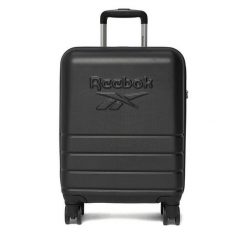 Walizka kabinowa Reebok. Czarne walizki damskie Reebok, bez wzorów. Za 259.99 zł.