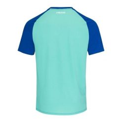 T-shirt męski TOPSPIN. Niebieskie koszulki sportowe męskie Head, m, bez wzorów, bez ramiączek. W wyprzedaży za 140.00 zł.