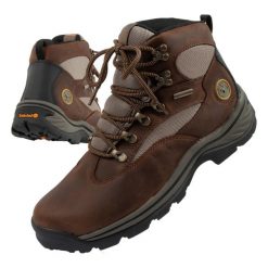 Buty trekkingowe męskie Timberland Chocorua wodoodporne. Brązowe trekkingi męskie Timberland, bez zapięcia. Za 439.00 zł.