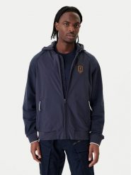 Aeronautica Militare Bluza 261AF0519UCT04291 Granatowy Regular Fit. Niebieskie bluzy męskie Aeronautica Militare, m, bez wzorów, z syntetyku, bez ramiączek, bez kaptura. Za 799.99 zł.